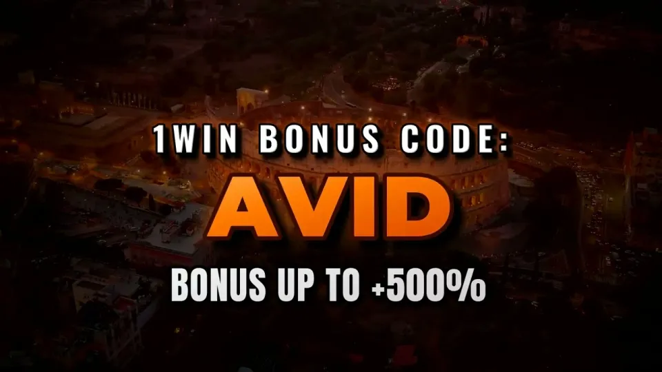 What does the 1win bonus code AVID actually give new players on their first bet?